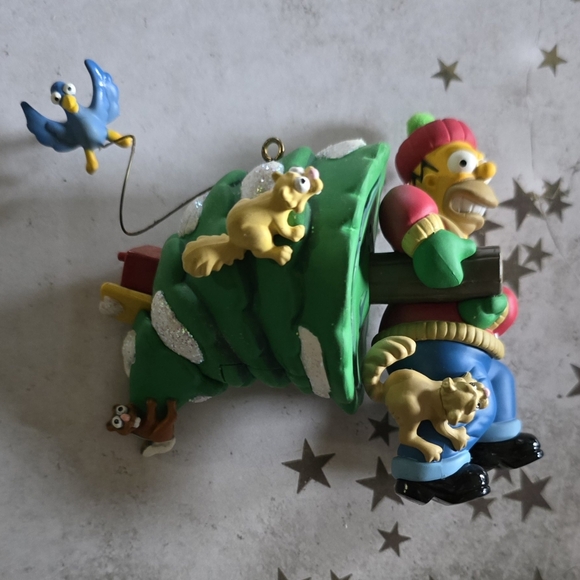 Simpsons Homer D'oh Tannenbaum 111 Vintage 2004 Holiday Christmas Tree Ornament - Picture 1 of 5
